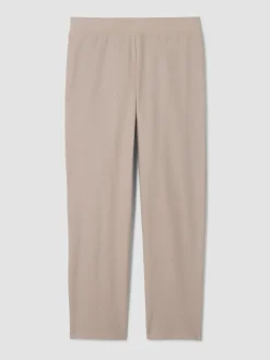 Washable Stretch Crepe Straight Pant