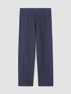 Washable Stretch Crepe Straight Pant