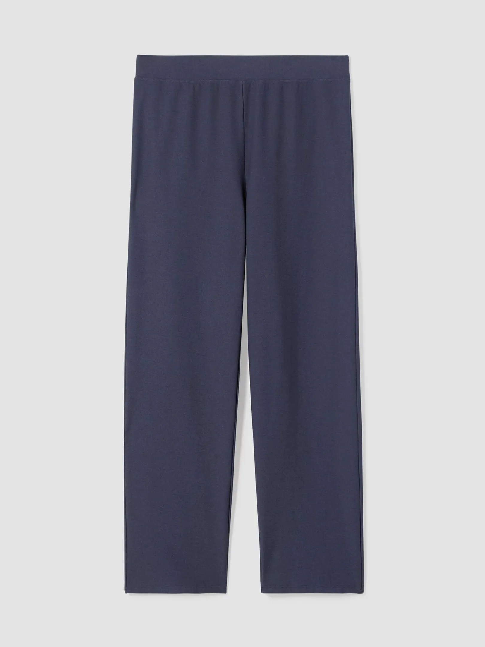 Washable Stretch Crepe Straight Pant