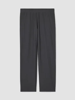 Washable Stretch Crepe Straight Pant