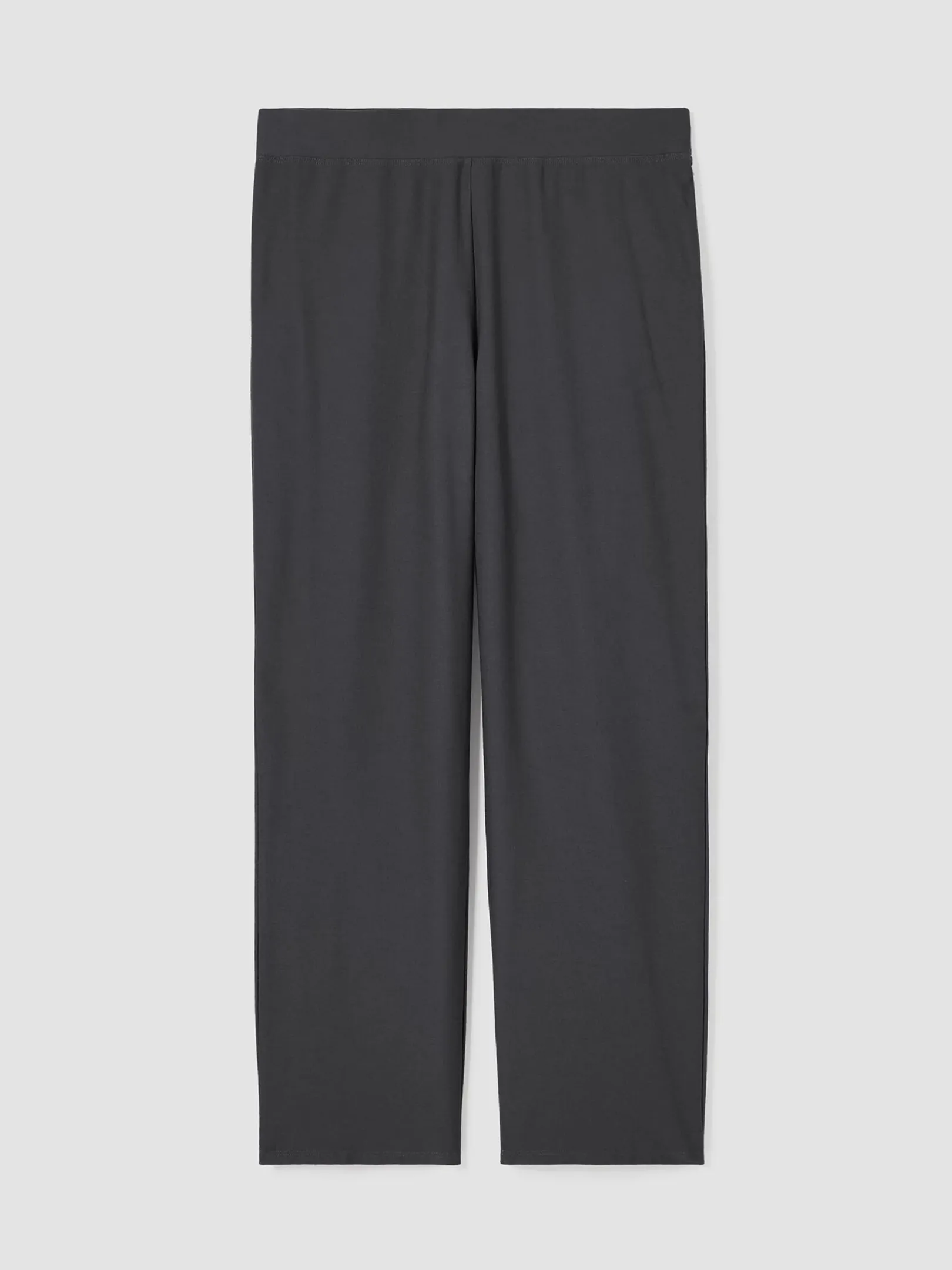 Washable Stretch Crepe Straight Pant