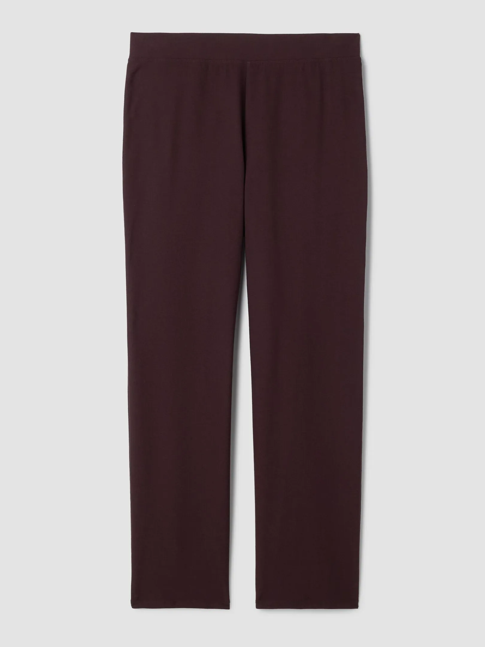 Washable Stretch Crepe Straight Pant