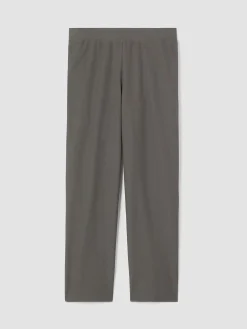 Washable Stretch Crepe Straight Pant