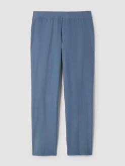 Washable Stretch Crepe Straight Pant