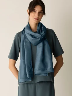 Washed Organic Silk Scarf