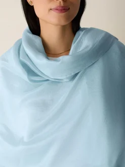 Washed Organic Silk Scarf