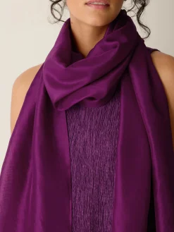 Washed Organic Silk Scarf