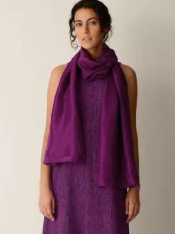 Washed Organic Silk Scarf