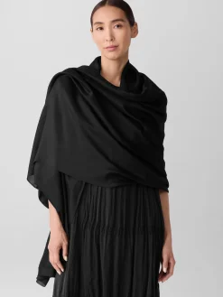 Washed Transitional Silk Parachute Scarf