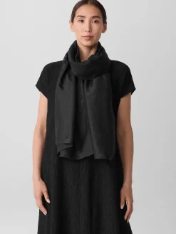 Washed Transitional Silk Scarf