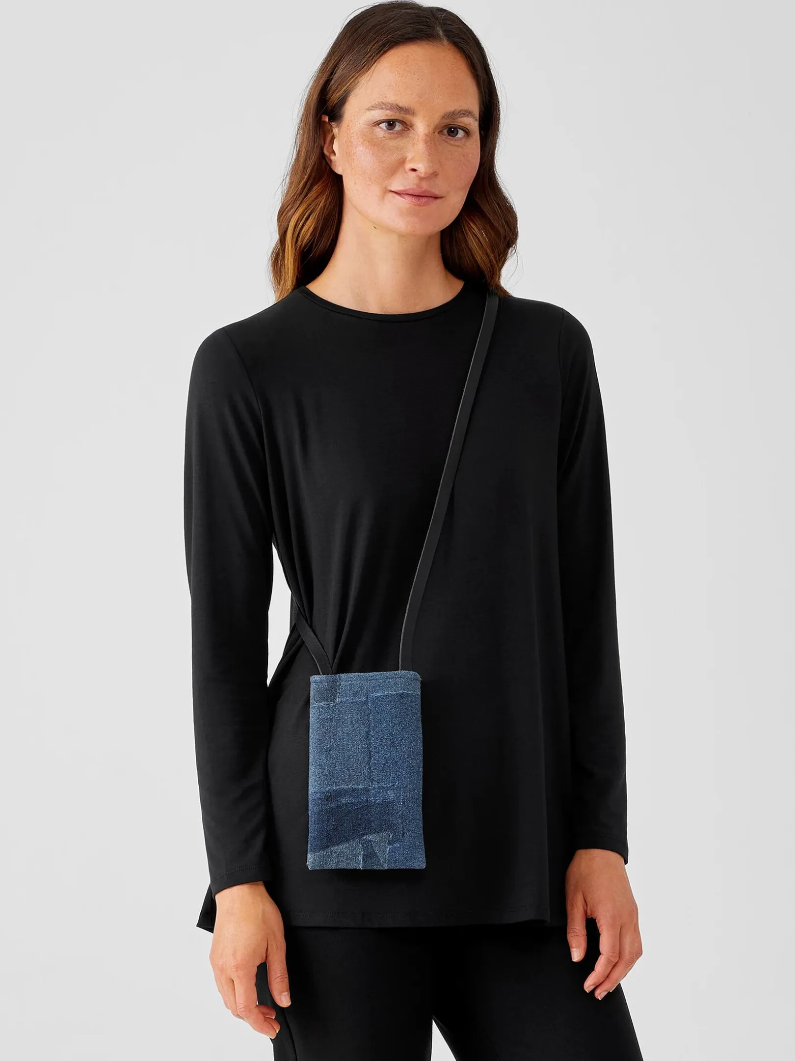 Waste No More Denim Phone Pouch