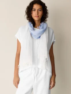 Watercolor Cotton Gauze Scarf