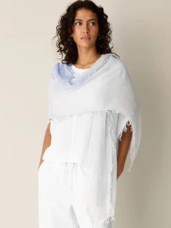 Watercolor Cotton Gauze Scarf