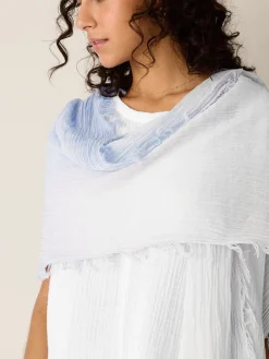 Watercolor Cotton Gauze Scarf