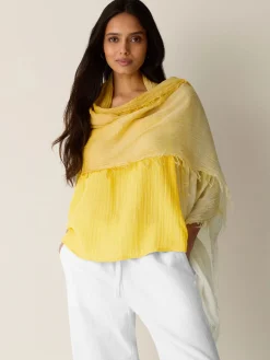 Watercolor Cotton Gauze Scarf