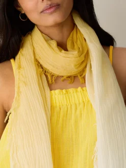 Watercolor Cotton Gauze Scarf